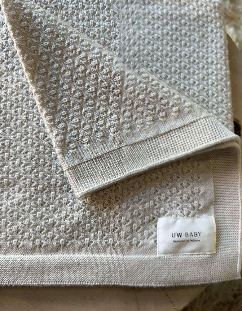 Merino Peppi Blanket Ecru