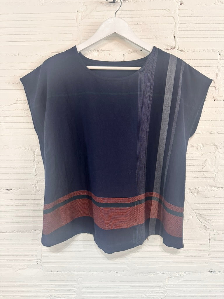 Suton tee short cap sleeve in organic Japanese cotton