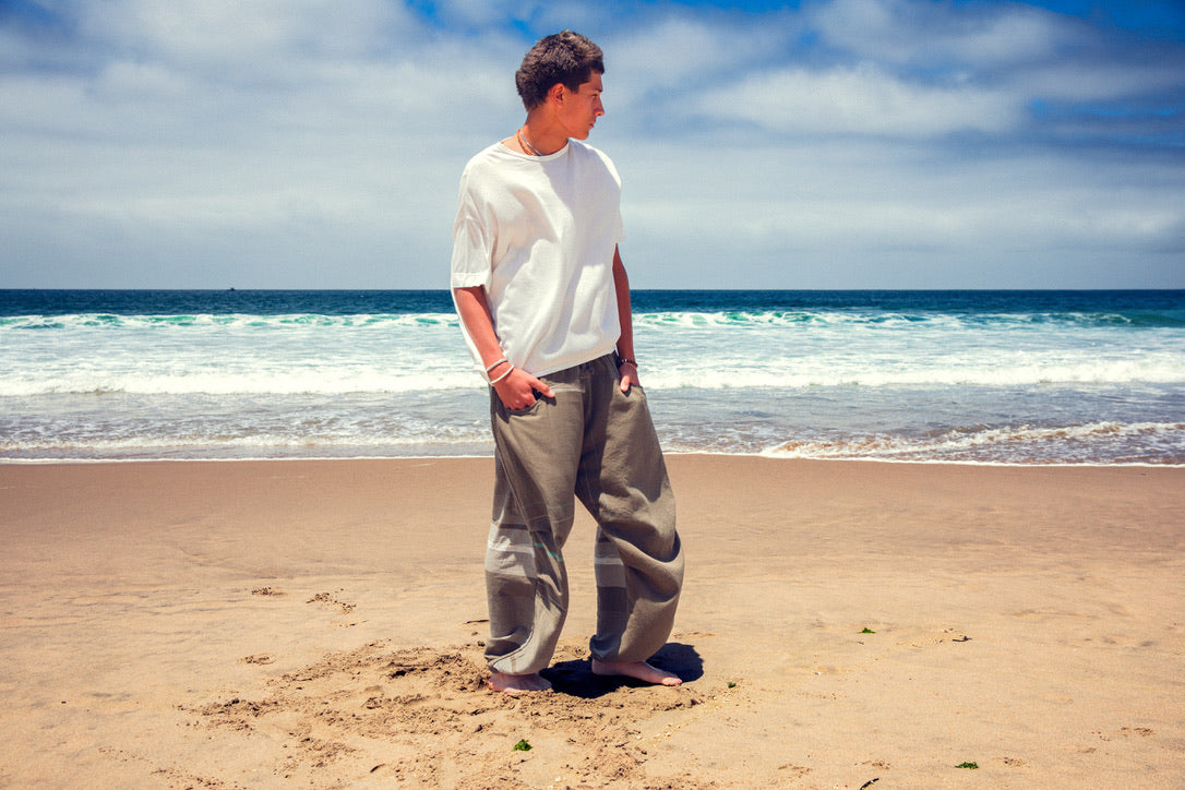 Tamaki-Niime Nica Parachute Cotton and Cotton-Merino Blend "Co-Ed" Pant