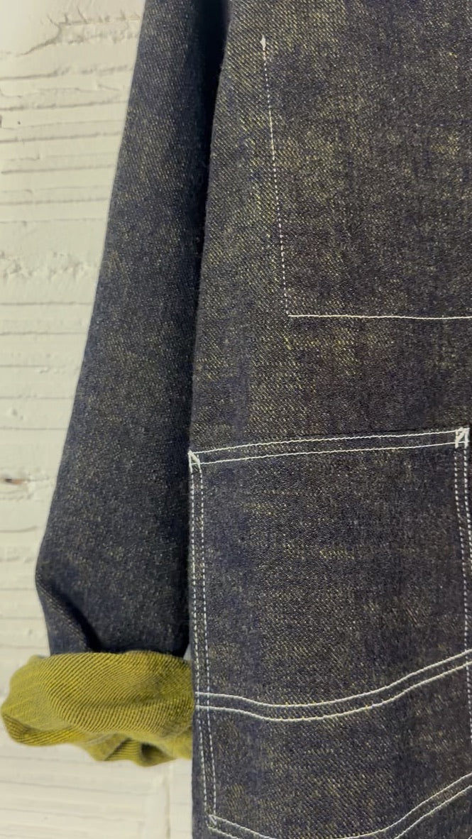 Tamaki-Niime Bespoke Denim Coverall Jacket from Japan