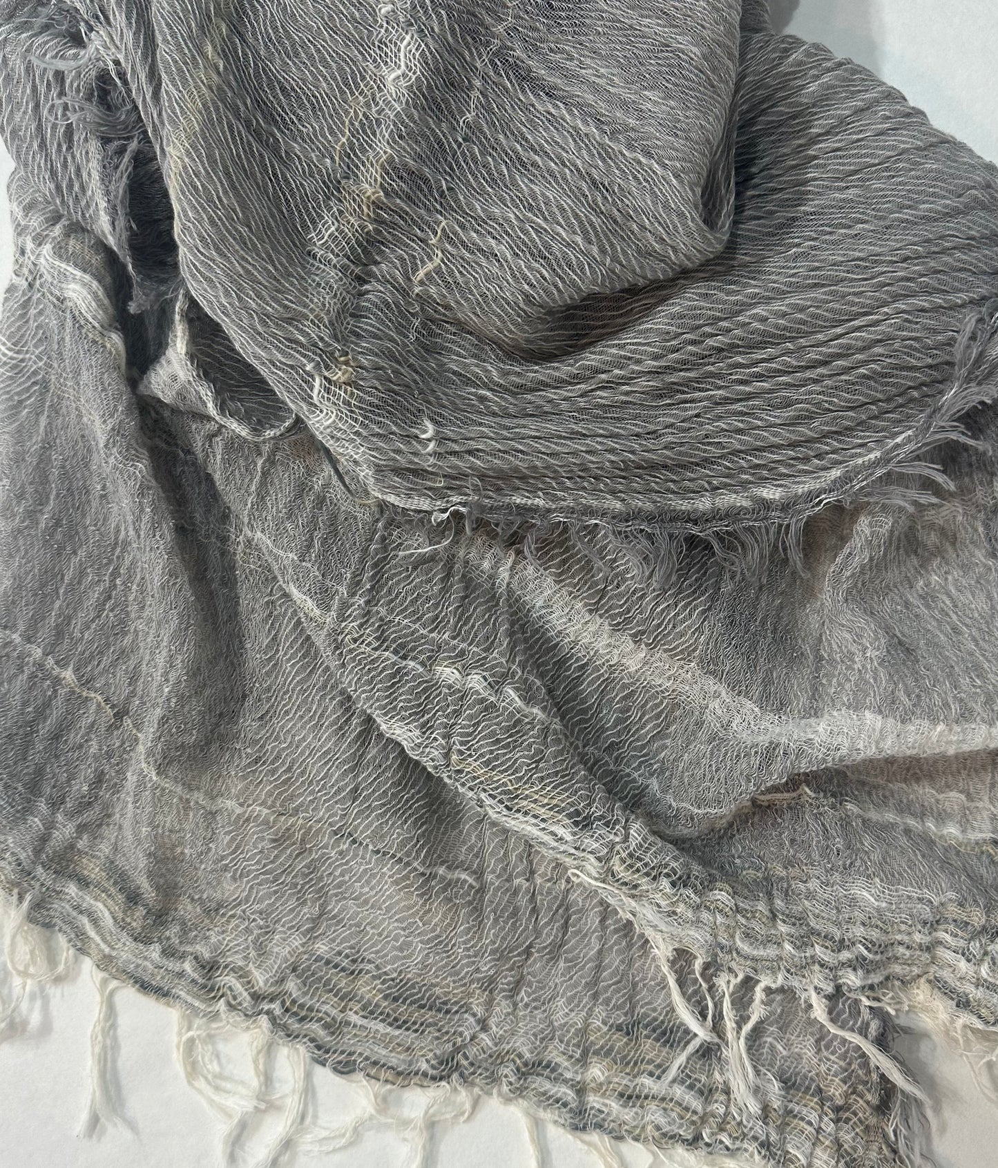 Roots Middle Gauze Cotton Scarves 21'' x 70'' from Japan