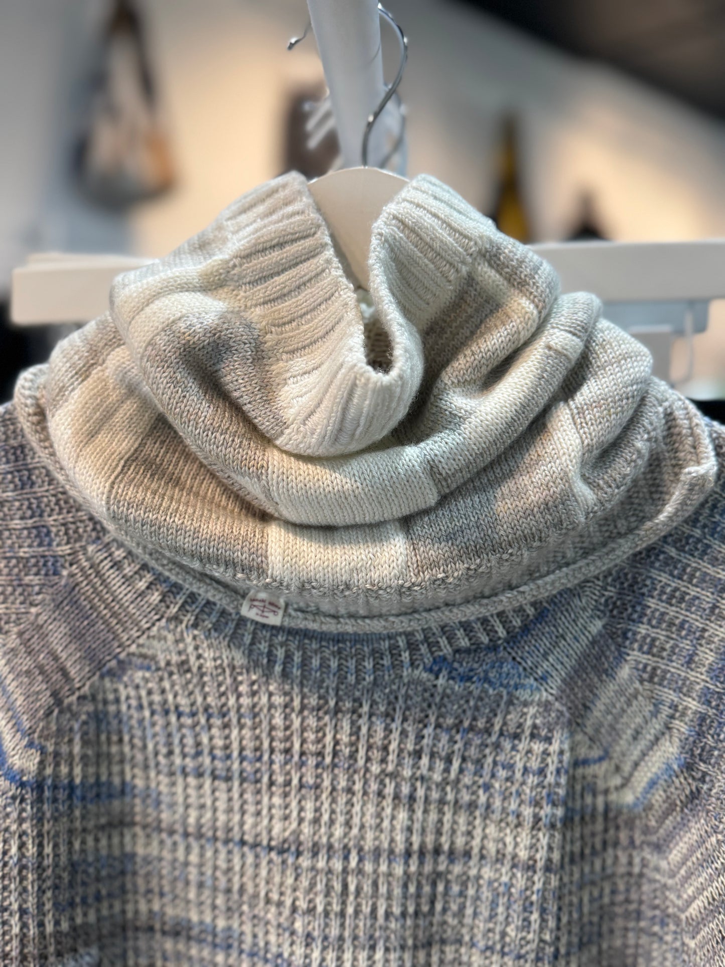 Tamaki Niime Knit Ba-neck warmer-funnel hat from Hyogo, Japan