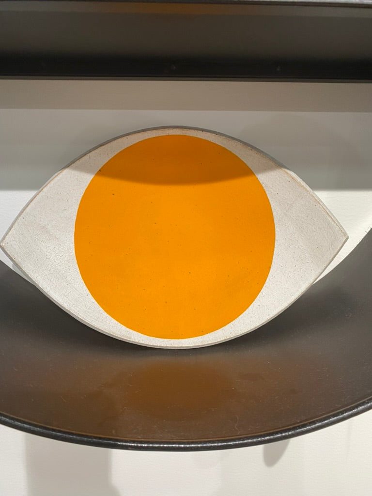 Mquan Large Eye Dish: Full Moon Marigold