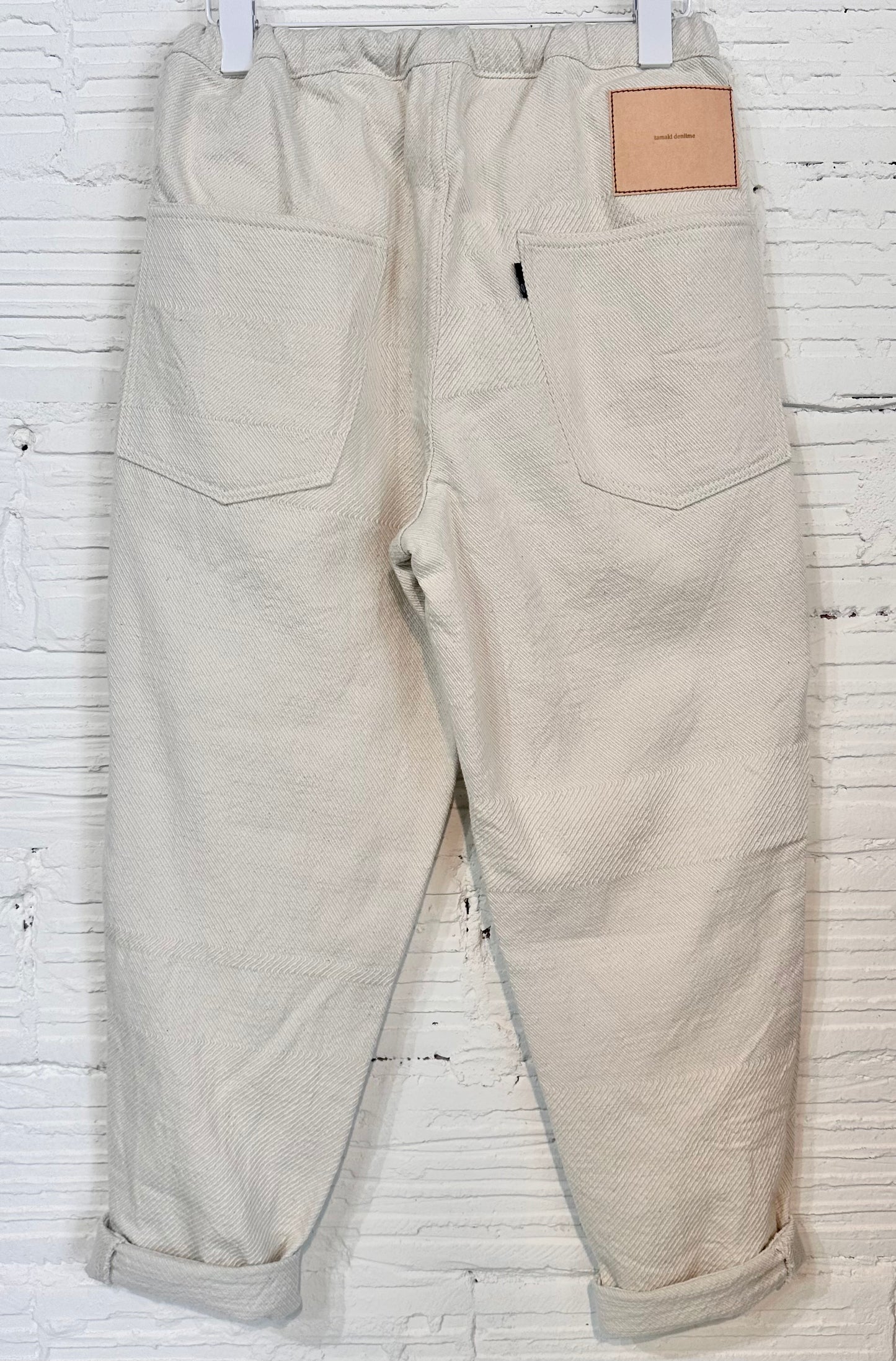 Tamaki-Niime Happy Pant-Organic Cotton Denim -Gender Fluid Wear from Japan