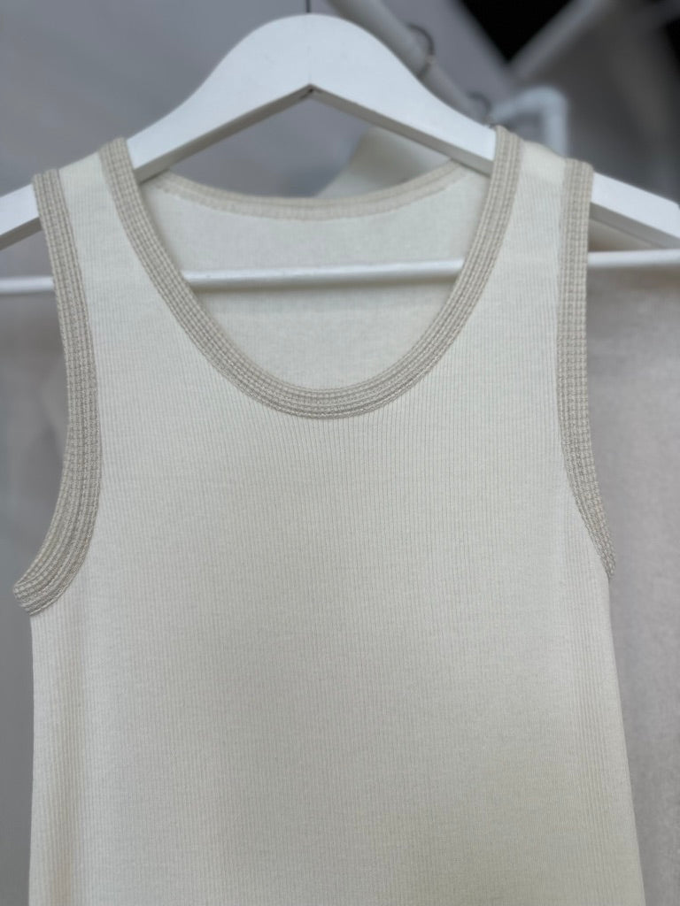 sodenashi tank in organic cotton