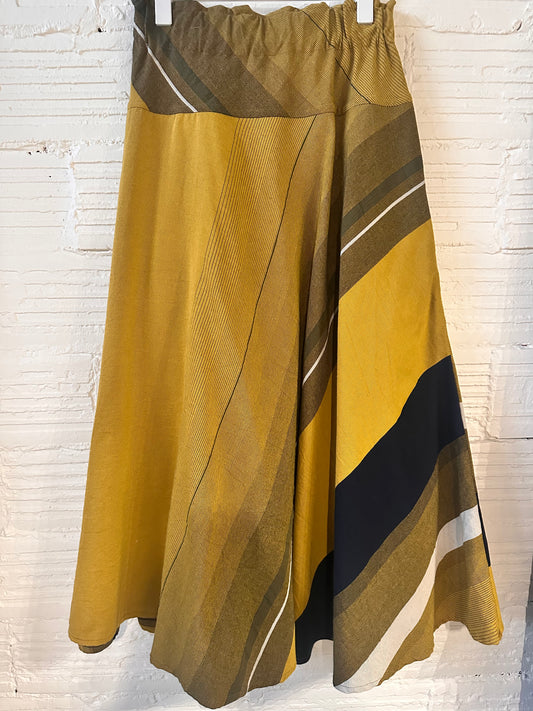 Woven Cotton Flafla Circle Skirt