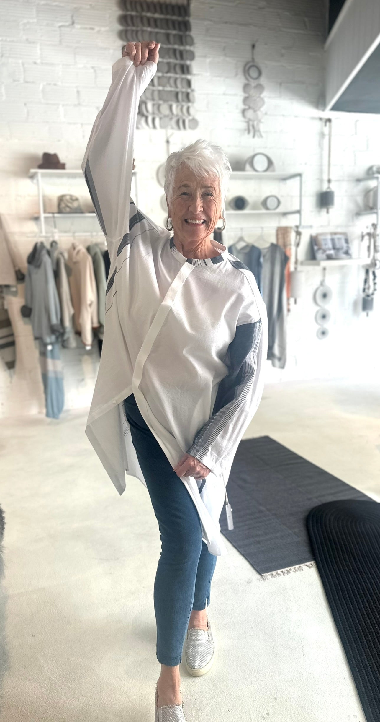 Cotton Over shirt from Tamaki Japan Xxxl Free Size