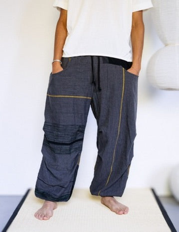 Tamaki-Niime Nica Parachute Cotton and Cotton-Merino Blend "Co-Ed" Pant