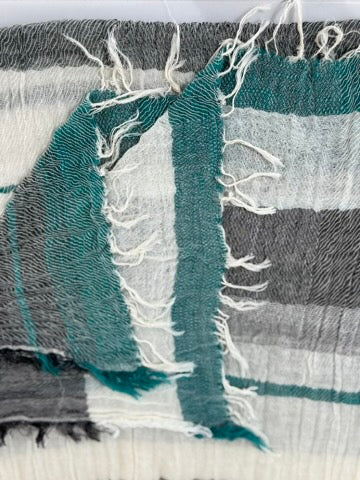 Roots Middle Gauze Cotton Scarves 21'' x 70'' from Japan