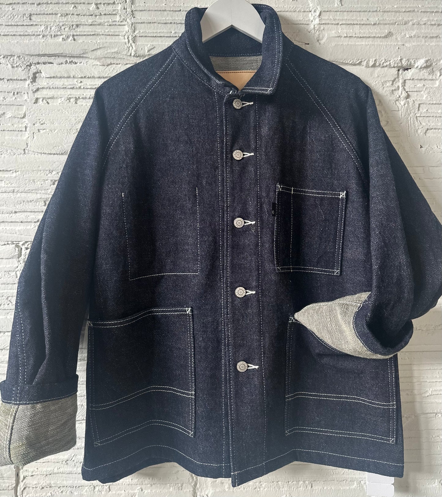 Tamaki-Niime Bespoke Denim Coverall Jacket from Japan