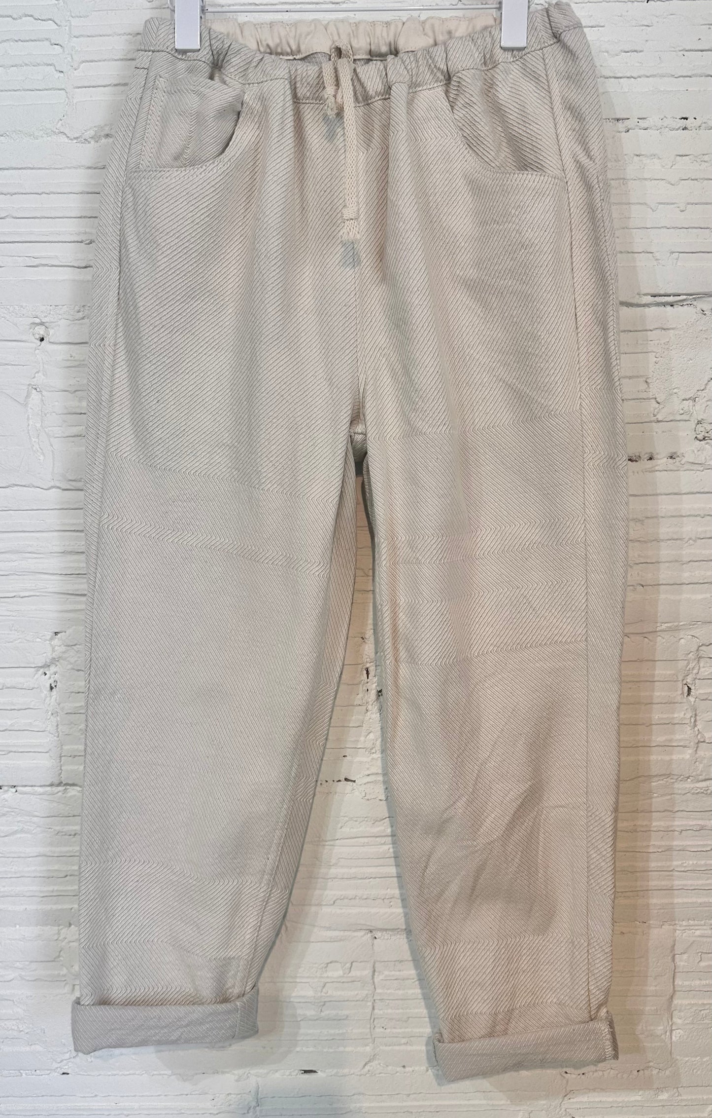 Tamaki-Niime Happy Pant-Organic Cotton Denim -Gender Fluid Wear from Japan