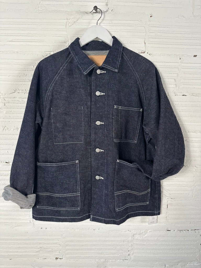Tamaki-Niime Bespoke Denim Coverall Jacket from Japan
