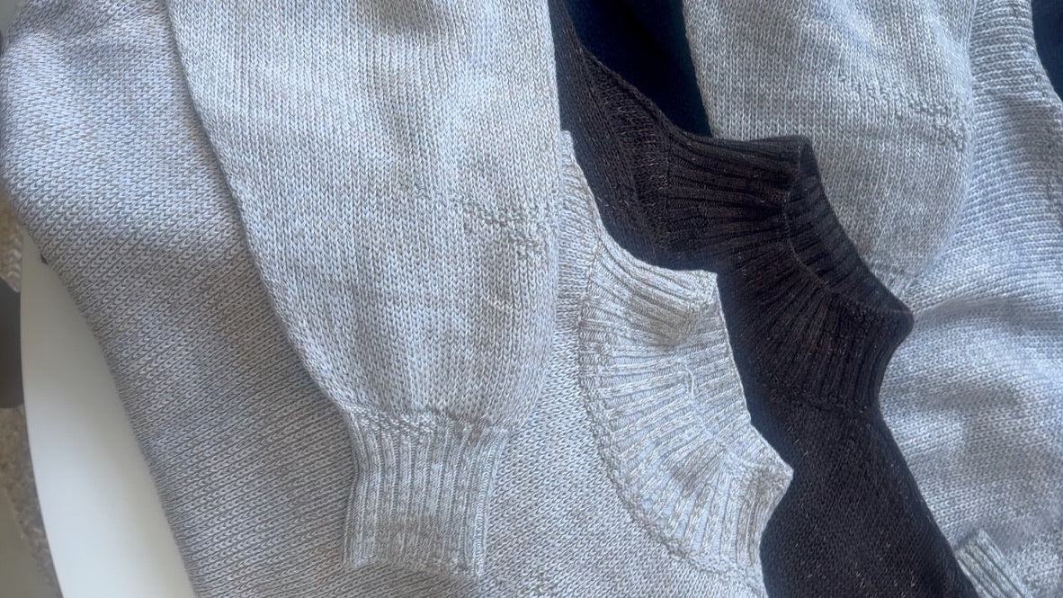 Mock Merino Cotton Tsuki Sweater