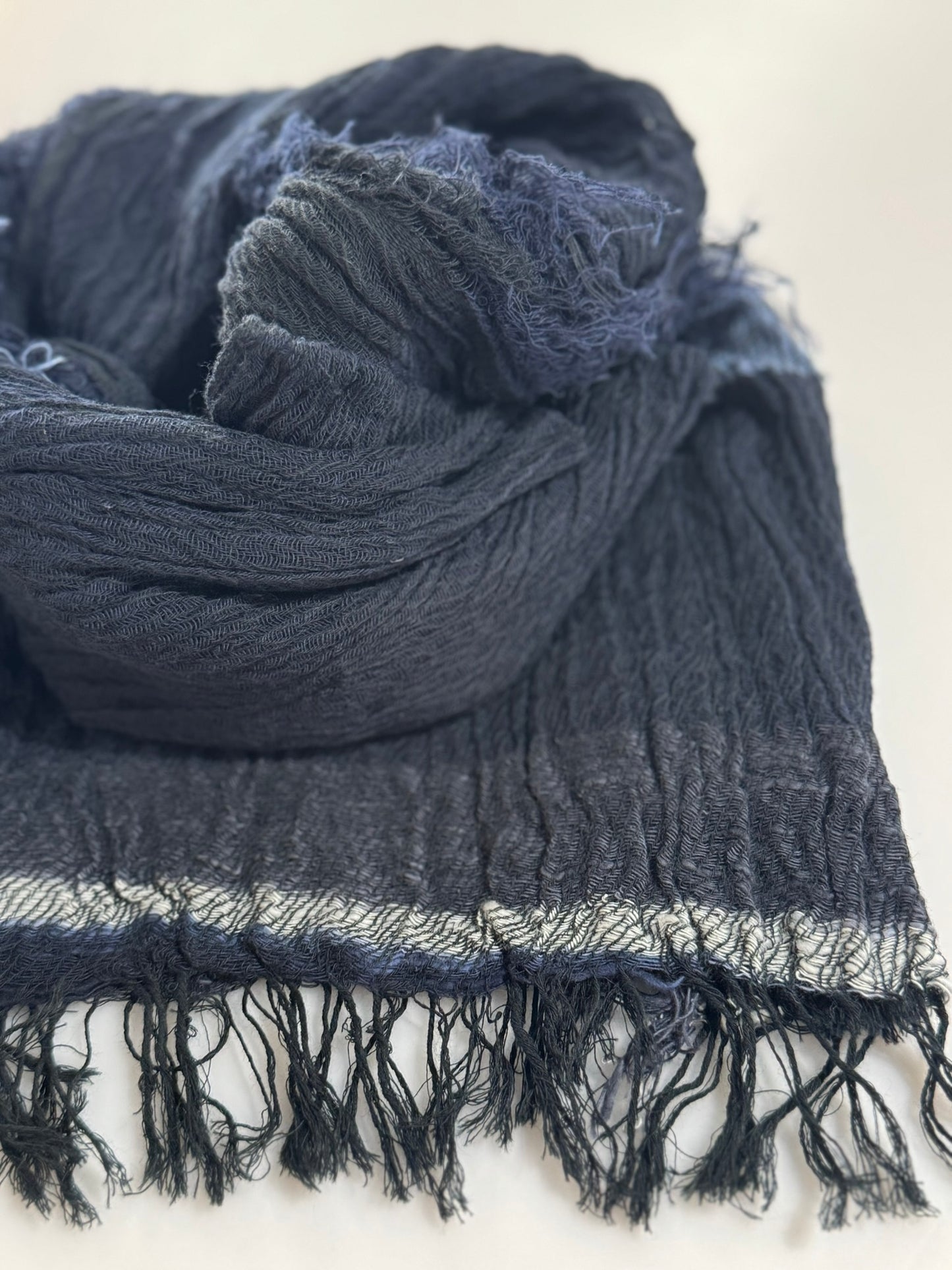 Roots Middle Gauze Cotton Scarves 21'' x 70'' from Japan