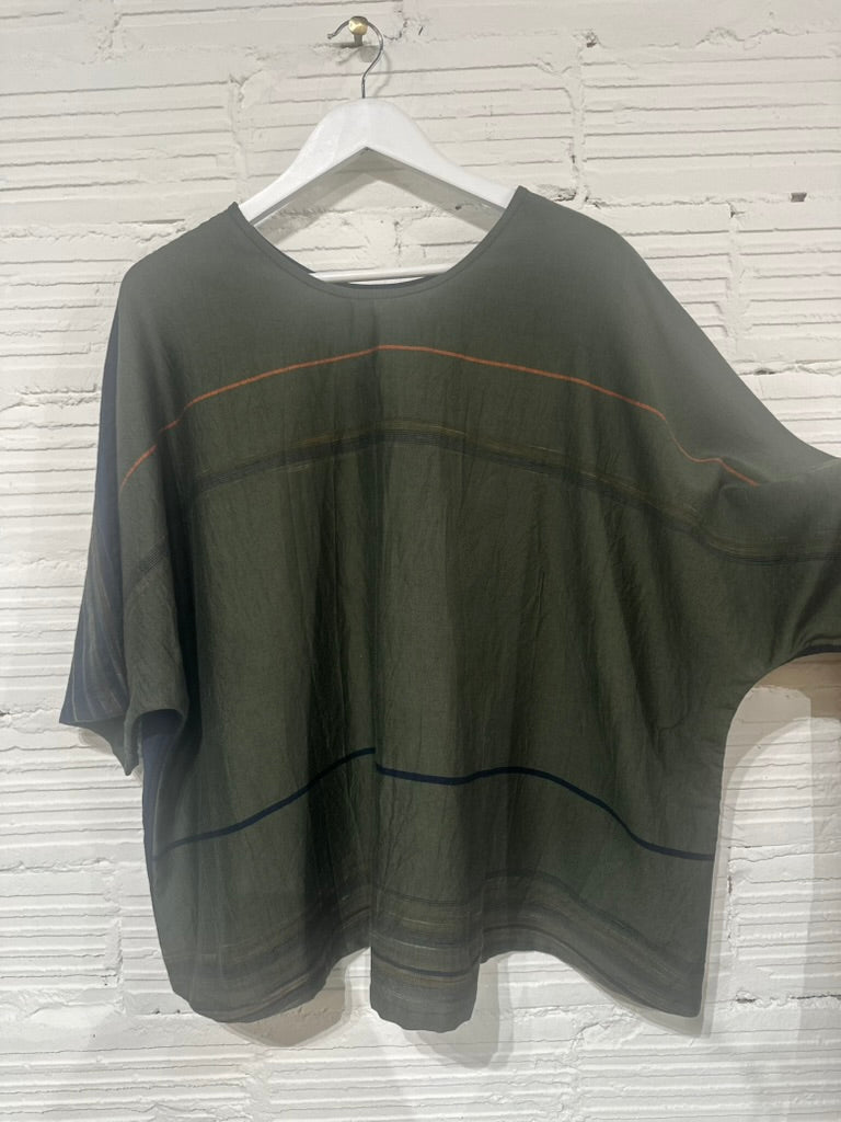 Tamaki-Niime Fuwa Tee Half Sleeve Organic Cotton Tee