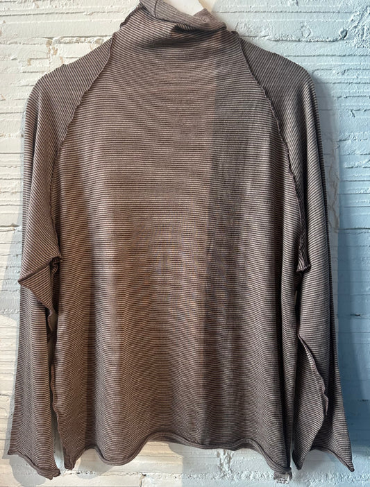 merino tokkuri mock neck knit top free size