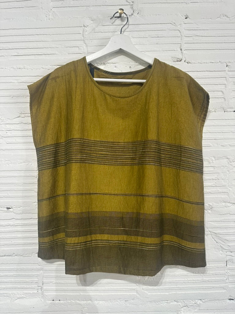 Suton tee short cap sleeve in organic Japanese cotton