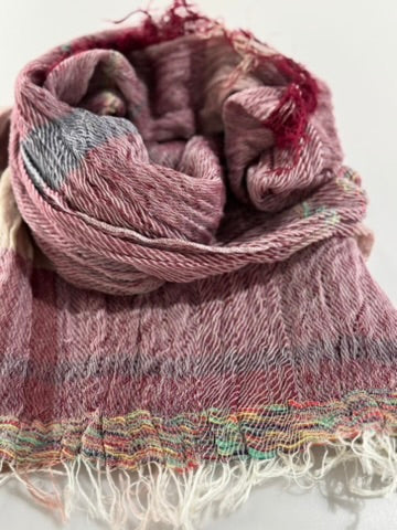 Roots Middle Gauze Cotton Scarves 21'' x 70'' from Japan