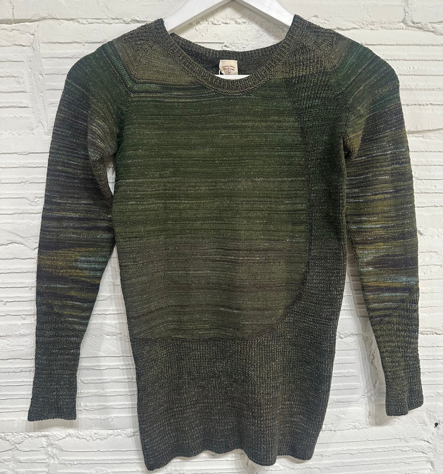 Tamaki-Niime In-Nice organic cotton sweater hand made in Japan