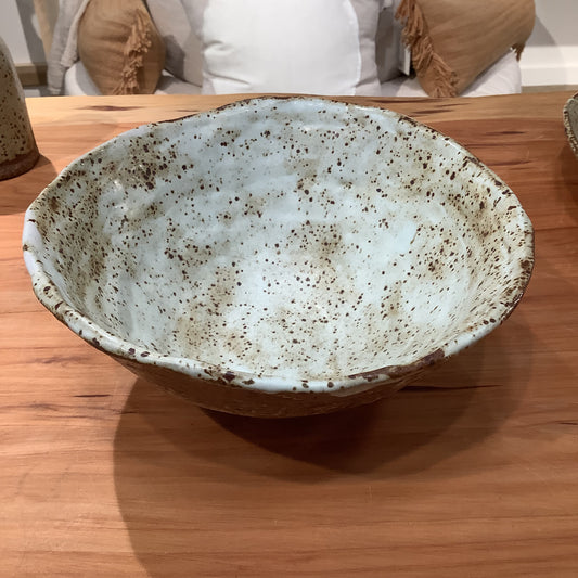 nan bowl speckled 8.5'' x 3''