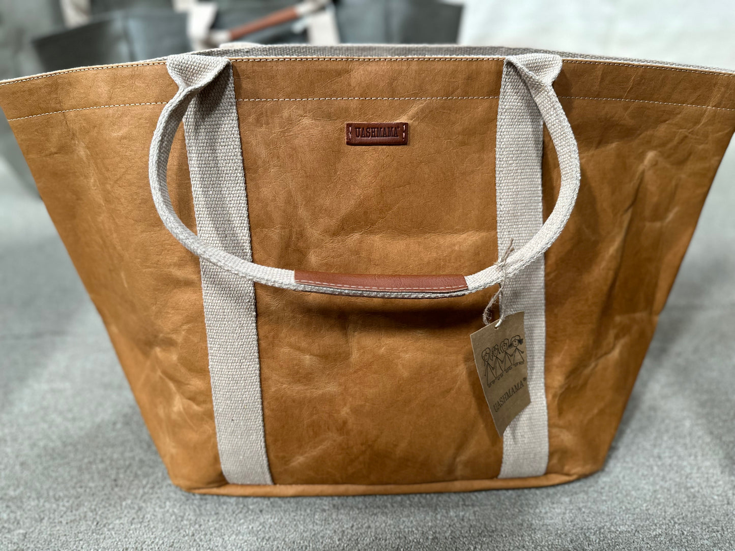 Uashmama Giulia Sturdy Paper Tote-NEW SIZE IN Extra Small!