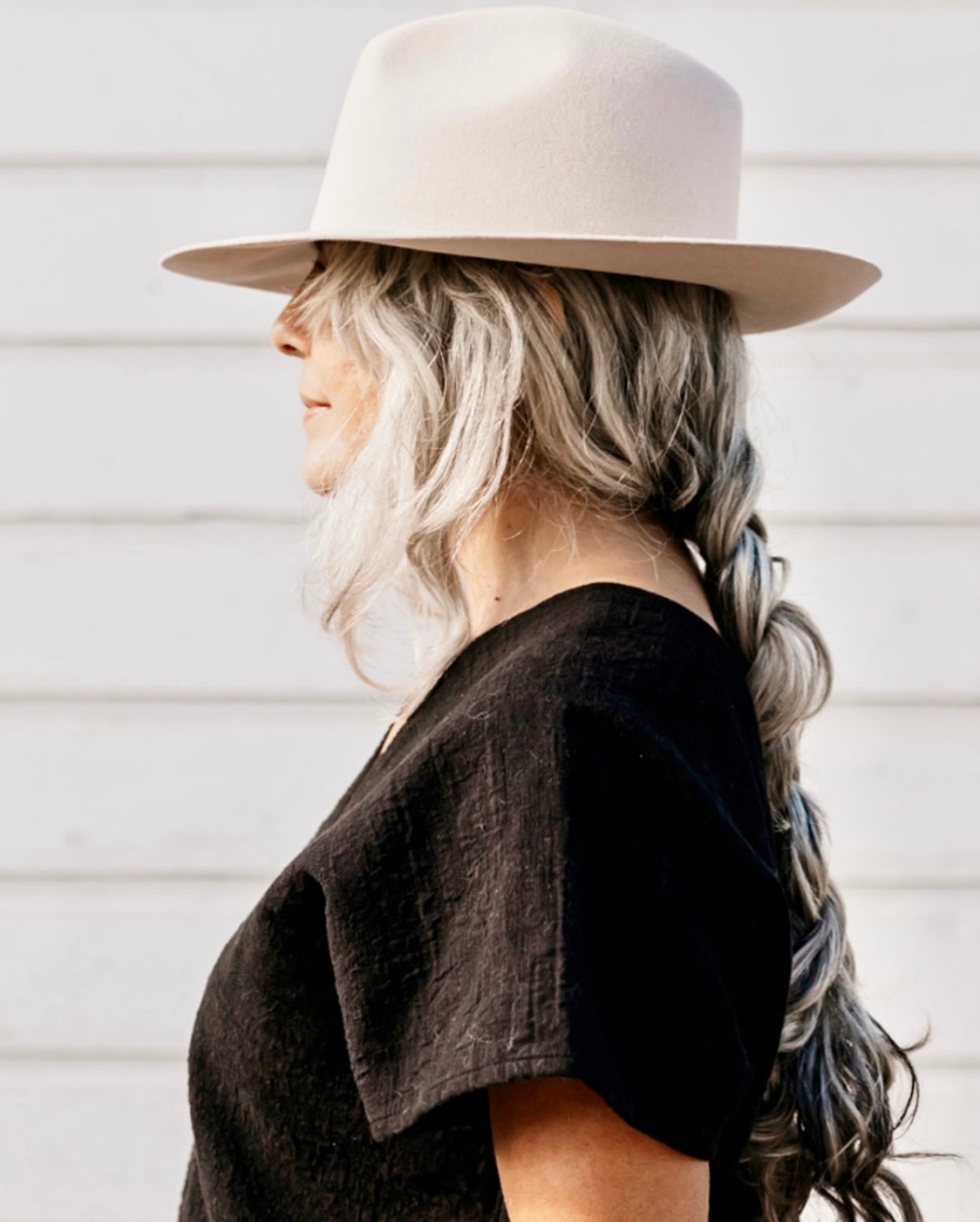 Boncia Felted Lapin Hat by Reinhard Plank"