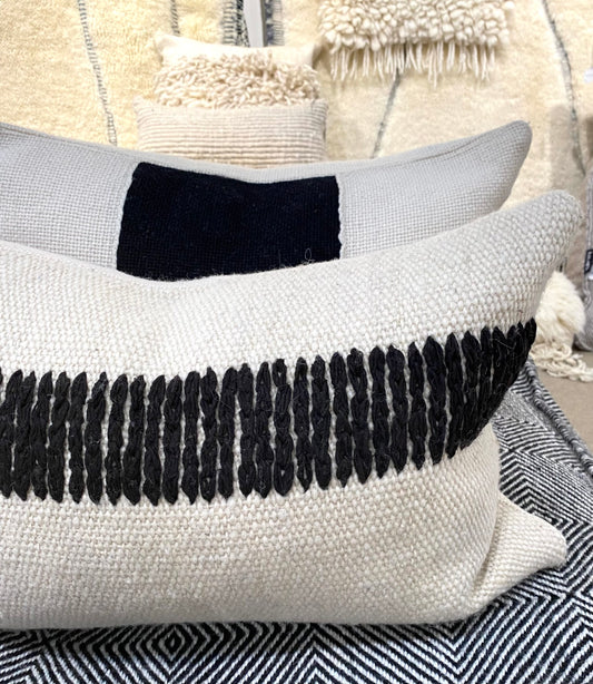Chainstitch Makun Woolen Pillow 24" x 15"