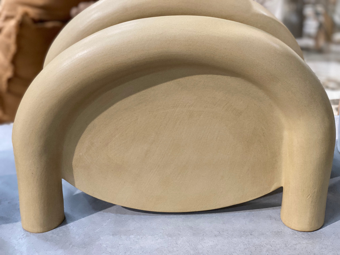 Dune Arc Ceramic Vessel by BZippy