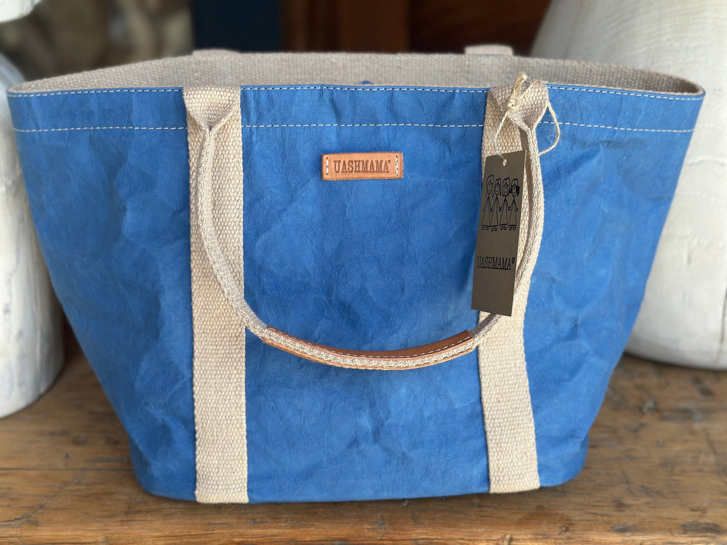 Uashmama Giulia Sturdy Paper Tote-NEW SIZE IN Extra Small!