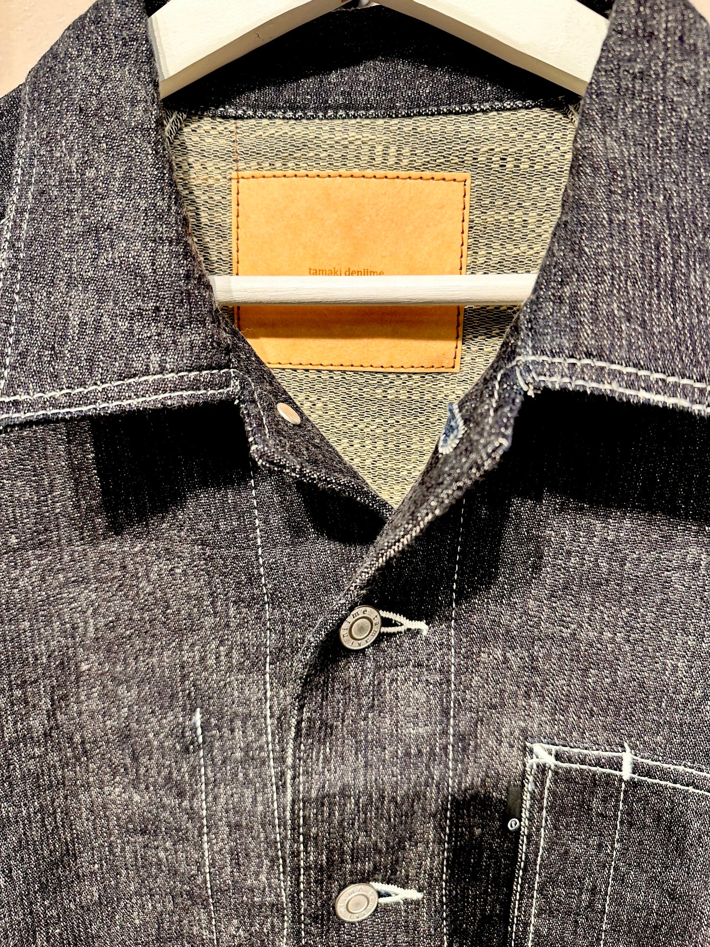 Tamaki-Niime Bespoke Denim Coverall Jacket from Japan