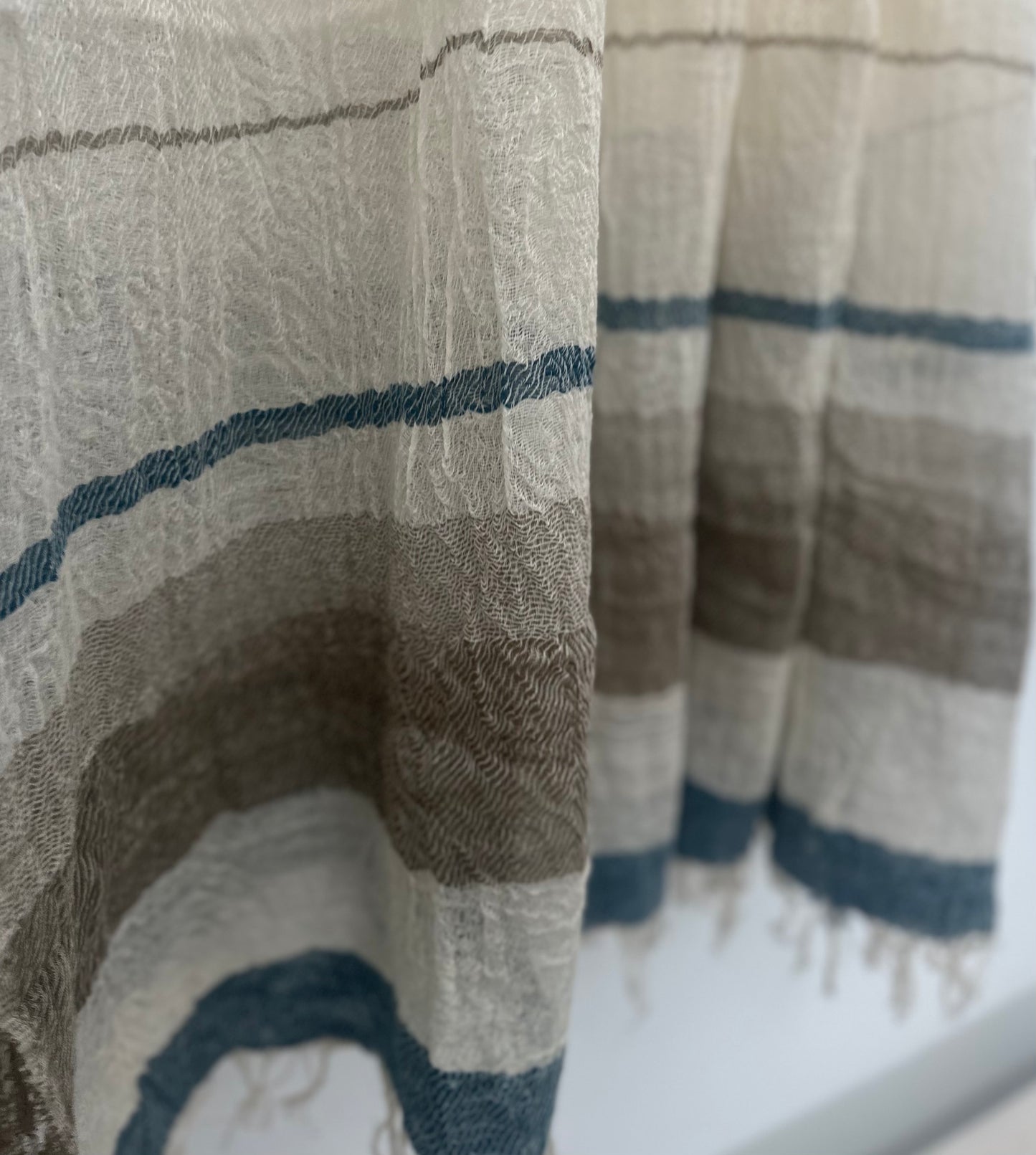 Roots Billowy shawls by Tamaki 90'' x 66''
