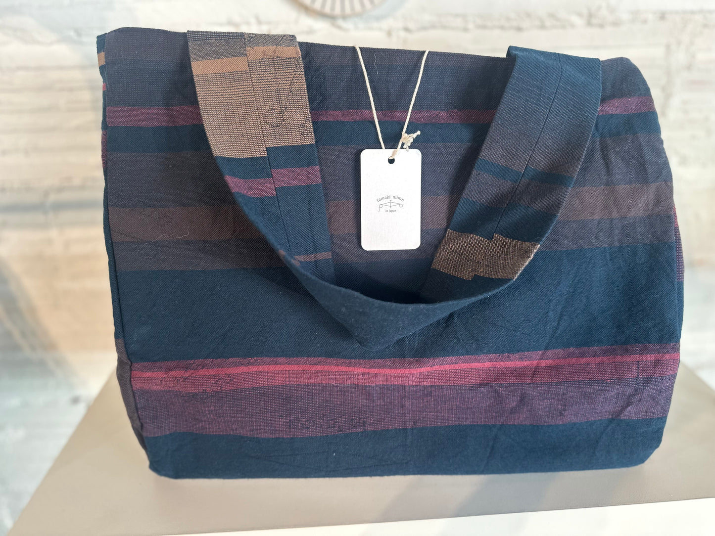 Tamaki-Niime Tamafukurou Cotton Carry Tote Bag, 3 sizes