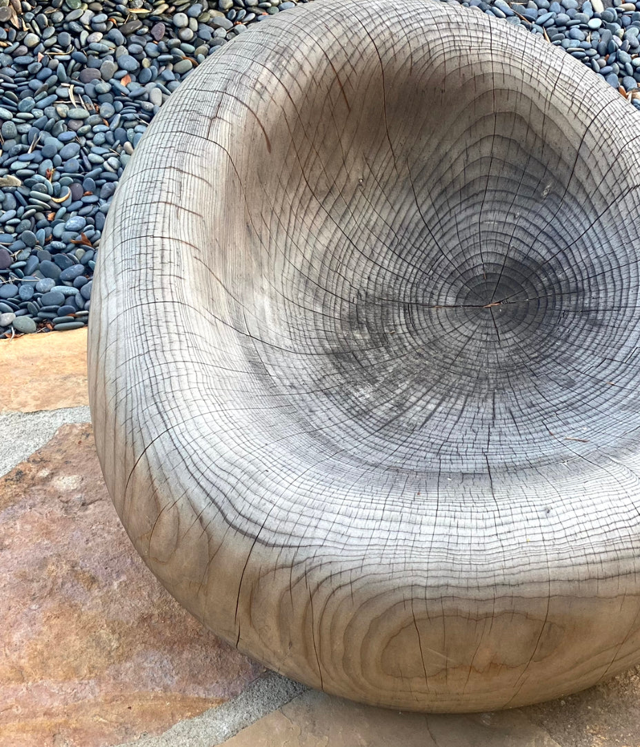 Aromatic Lenabese Cedar Chair by Terry Dwan (stationary)