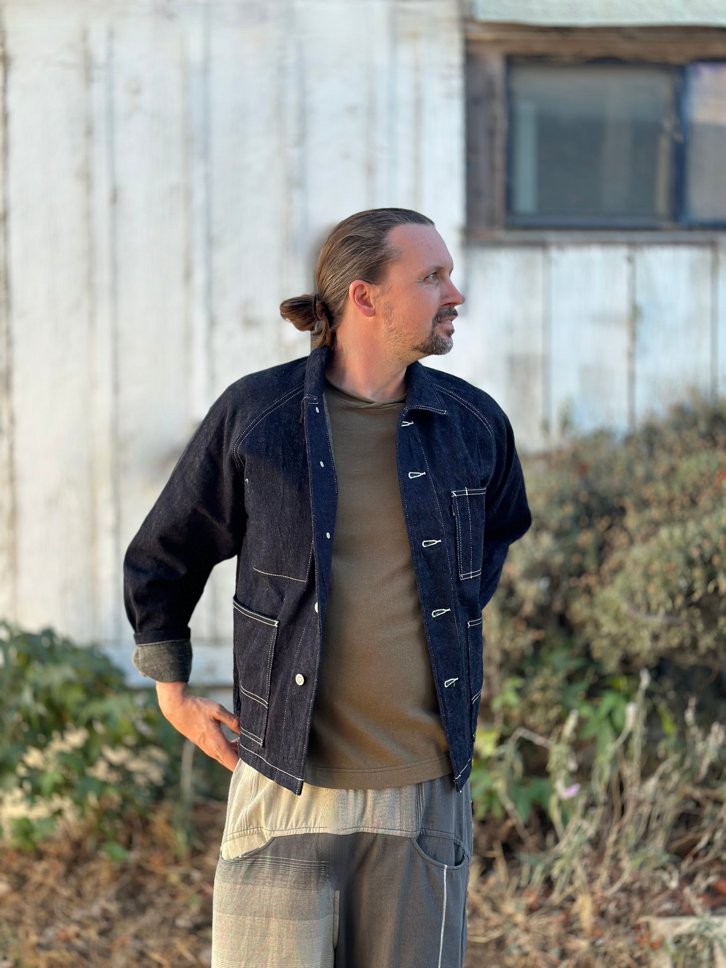 Tamaki-Niime Bespoke Denim Coverall Jacket from Japan