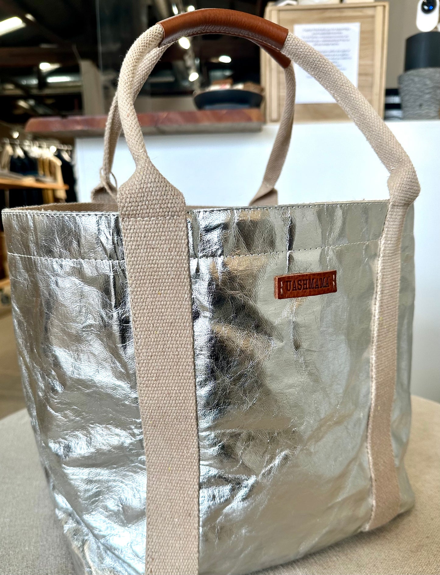 Uashmama Giulia Sturdy Paper Tote-NEW SIZE IN Extra Small!