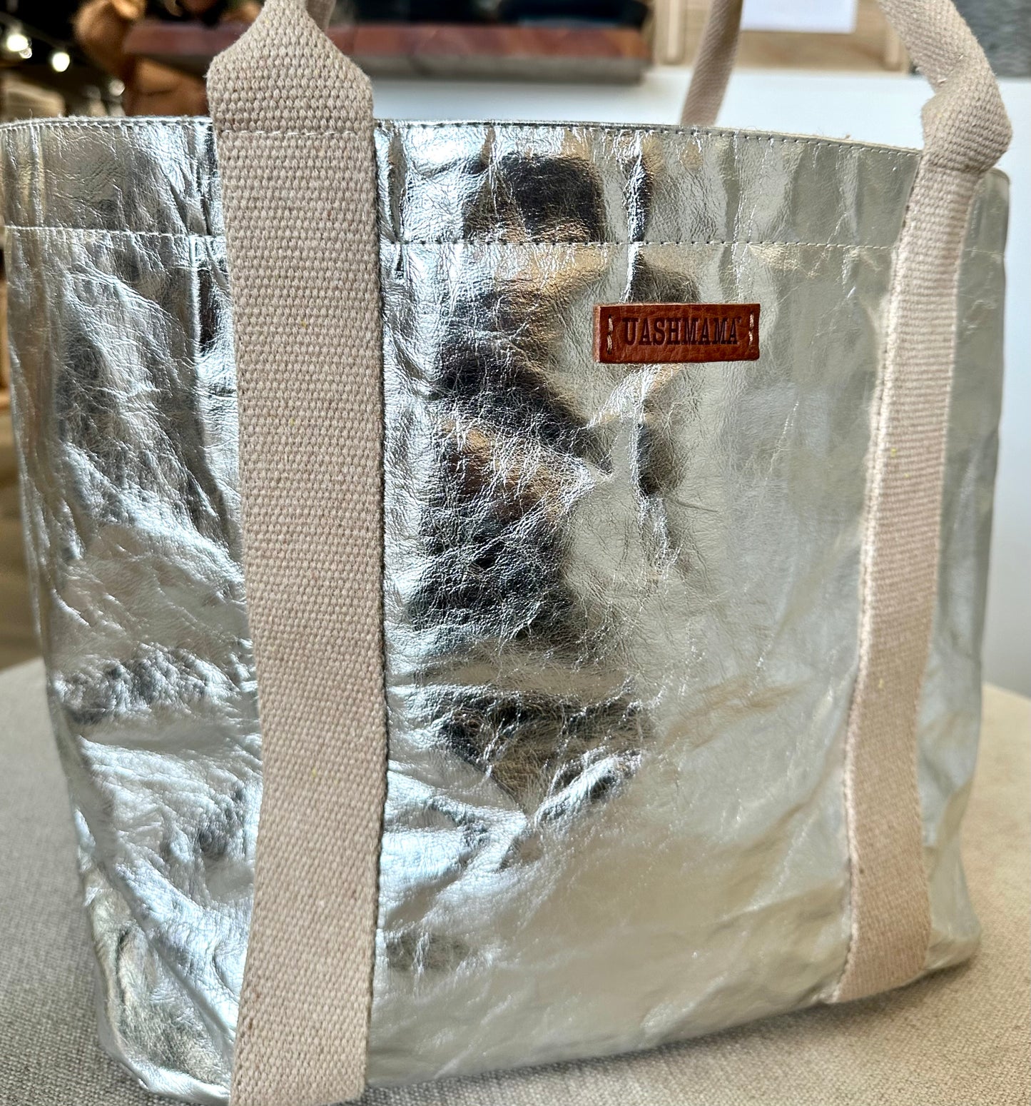 Uashmama Giulia Sturdy Paper Tote-NEW SIZE IN Extra Small!