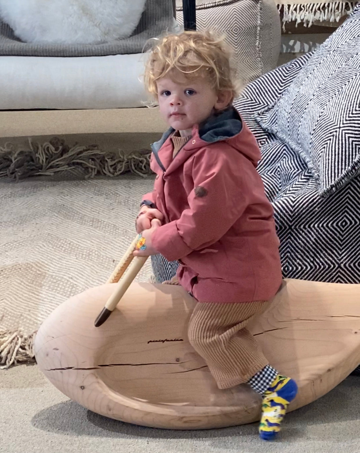 Aromatic Cedar rocker by RIVA 1920 Italy-FLOOR SAMPLE