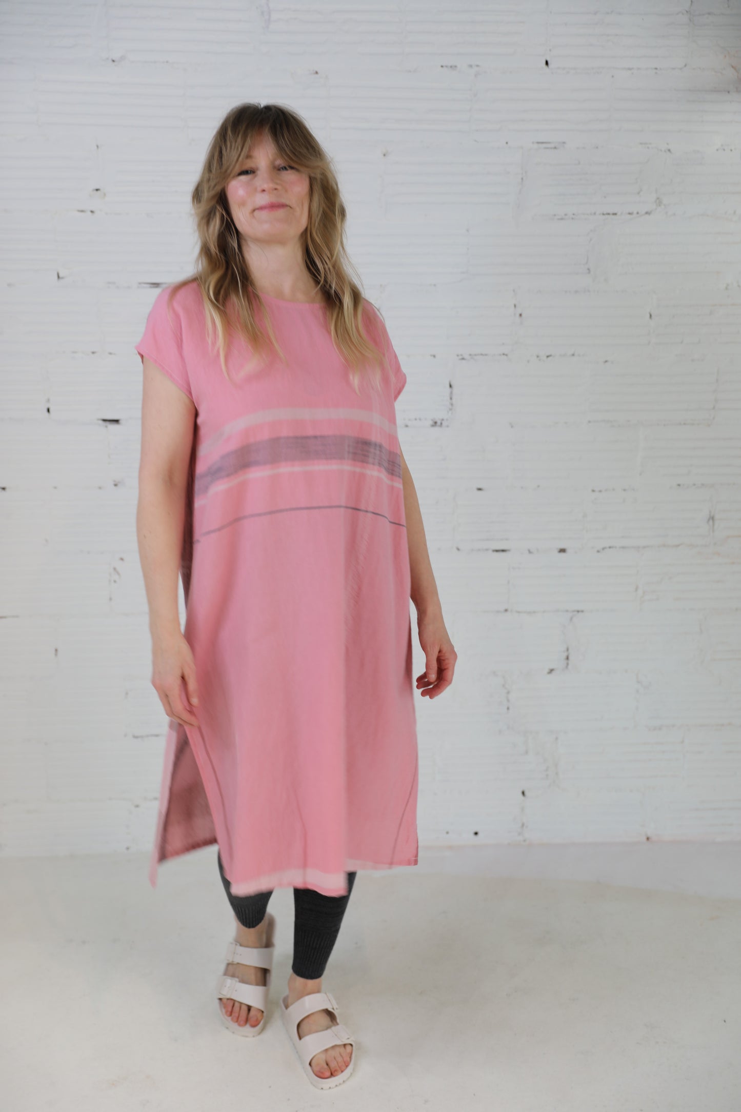 Suton tunic medium long organic cotton kaftan