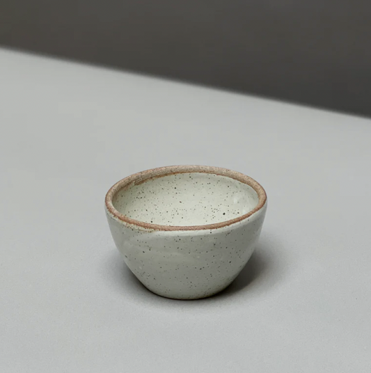 Smudge Dish, White Stoneware