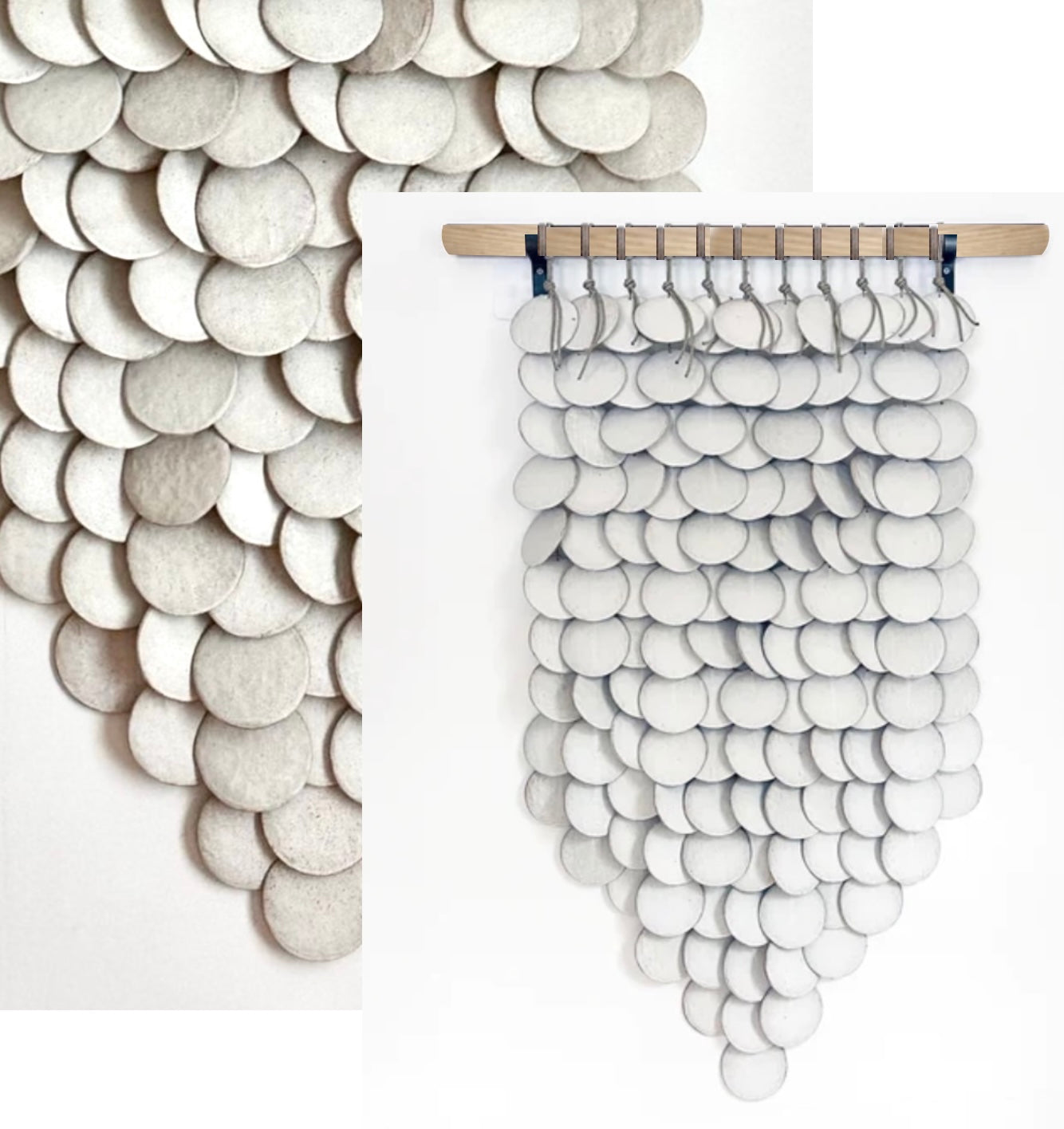 MQUAN Stoneware Graduated Wall Sculpture