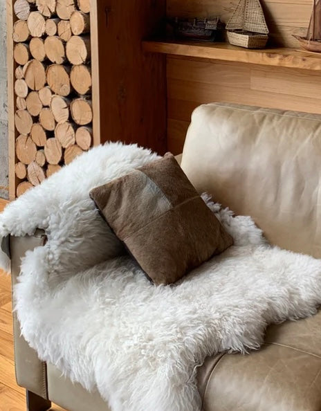 Natural Sheepskin Rug from Chile