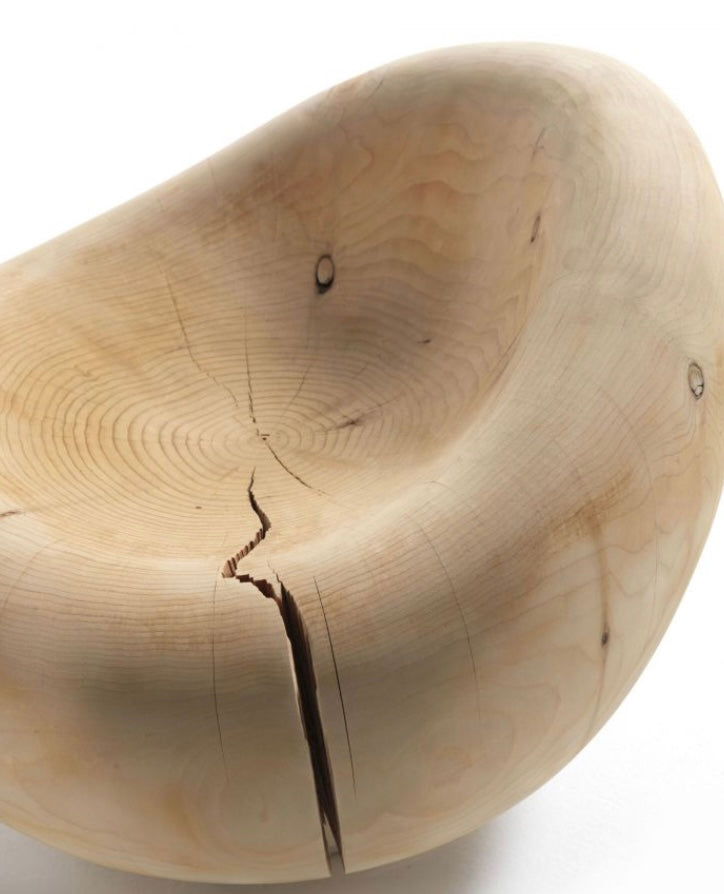 Aromatic Lenabese Cedar Chair by Terry Dwan (stationary)