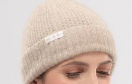 Finley Merino-Silk-BrushTail Possum Beanie.