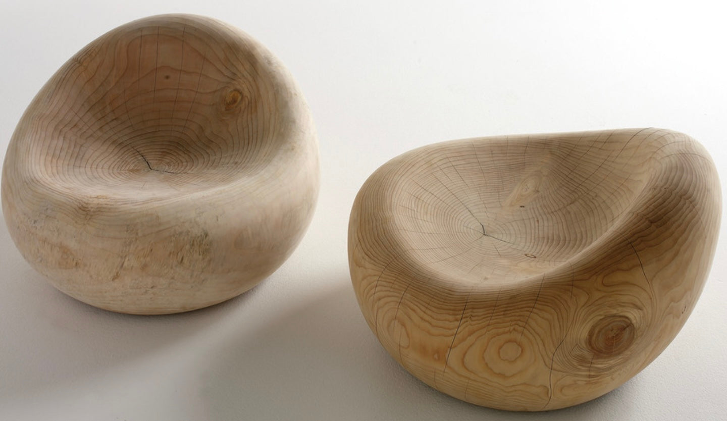 Aromatic Lenabese Cedar Chair by Terry Dwan (stationary)