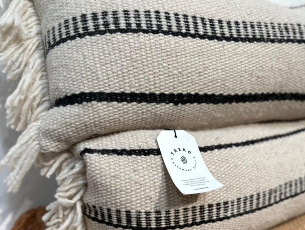 Lazzo Wool Lumbar Pillow 14''x 35''