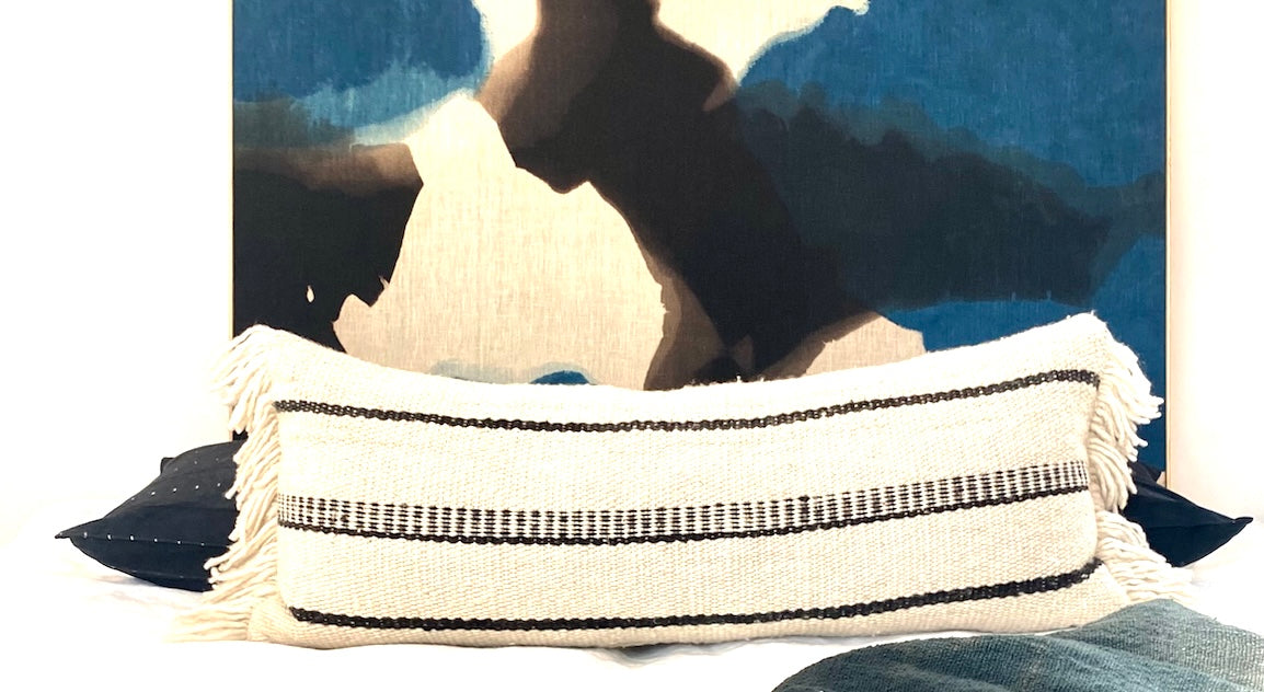 Lazzo Wool Lumbar Pillow 14''x 35''