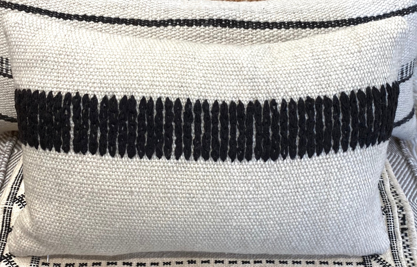 Chainstitch Makun Woolen Pillow 24" x 15"