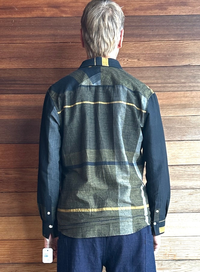 Button Down Shirt -Long Sleeve in Organic Cotton by Tamaki-Niime