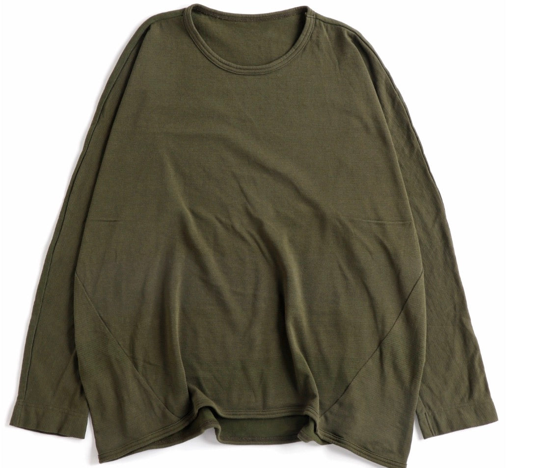 Tamaki-Niime Maru Woven Long Sleeve in Organic Cotton Knit