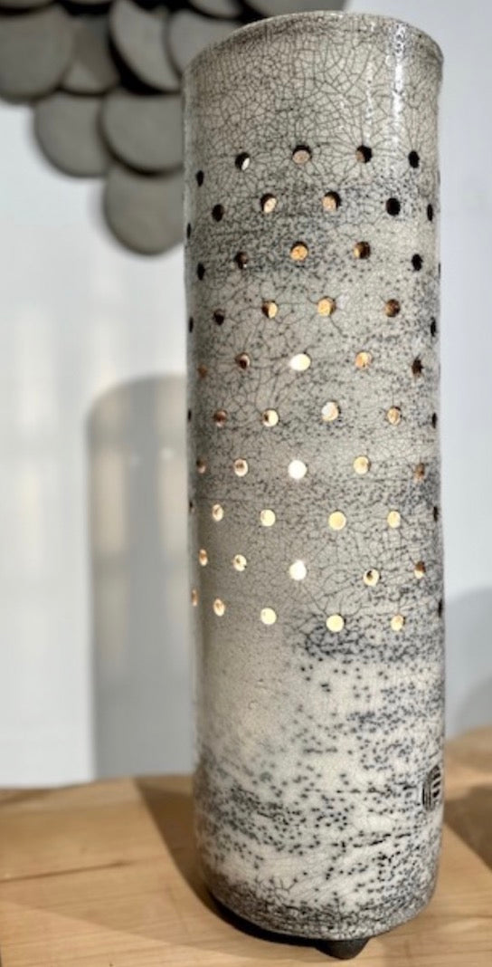 Cylindrical Table Lamp BY C. CHERNEY